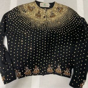 Vintage Gene Shelly’s Boutique Internationale California Beaded Sweater